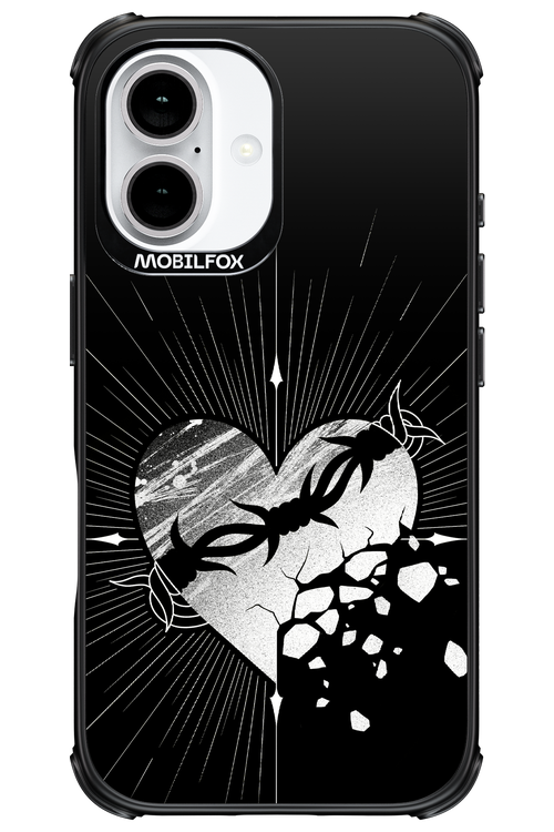 Fehér Szív - Apple iPhone 16