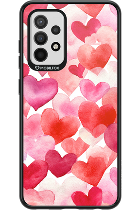 Water Painted Heart - Samsung Galaxy A52 / A52 5G / A52s