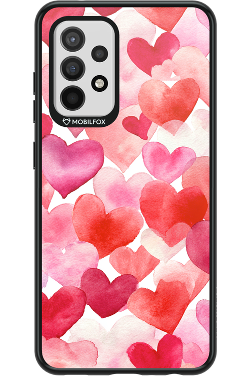 Water Painted Heart - Samsung Galaxy A52 / A52 5G / A52s