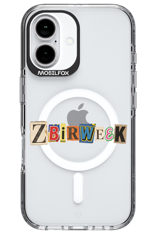Zbirweek (transparent) 2.0 - Apple iPhone 16