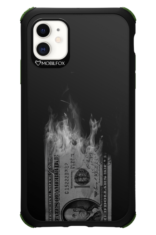 Money Burn B&W 2.0 - Apple iPhone 11