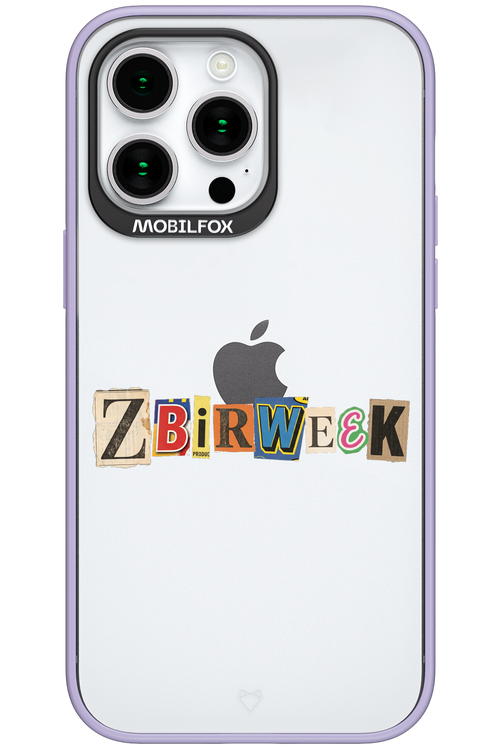 Zbirweek (transparent) 2.0 - Apple iPhone 15 Pro Max