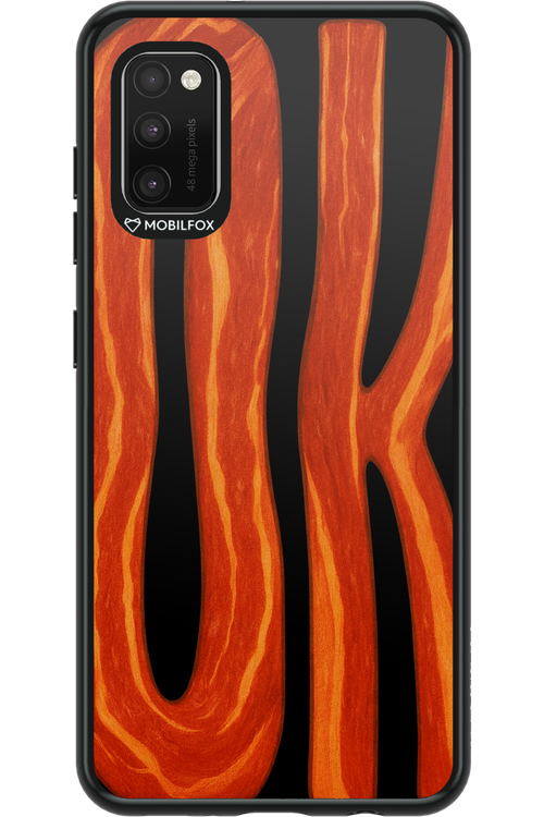 OK (Black-Red) - Samsung Galaxy A41