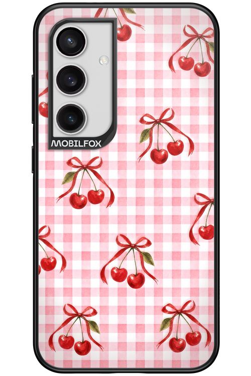 Pink Cherry Checked 2.0 - Samsung Galaxy S24