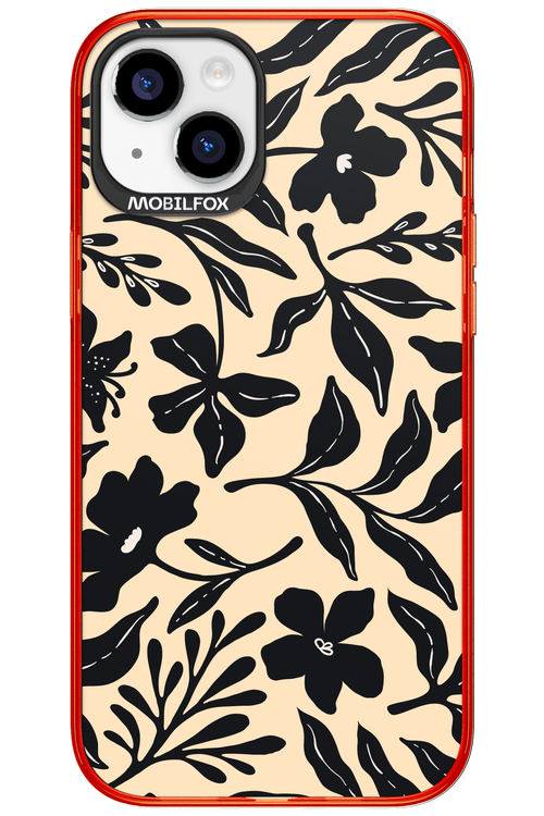 Black Flowers 2.0 - Apple iPhone 15 Plus