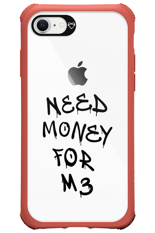 Need M3 Transparent Black - Apple iPhone 8