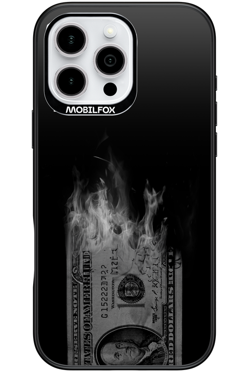 Money Burn B&W 2.0 - Apple iPhone 16 Pro Max