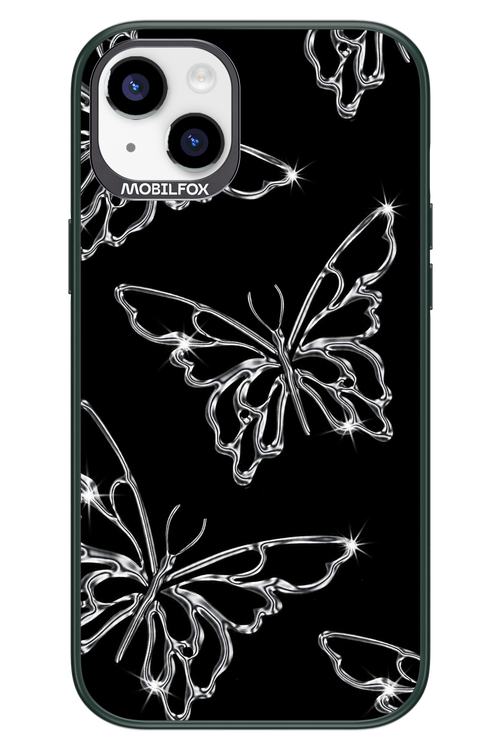 Silver Butterfly 2.0 - Apple iPhone 14 Plus