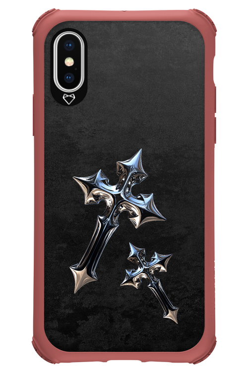 Chrome Crosses 2.0 - Apple iPhone X