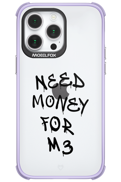 Need M3 Transparent Black - Apple iPhone 14 Pro Max