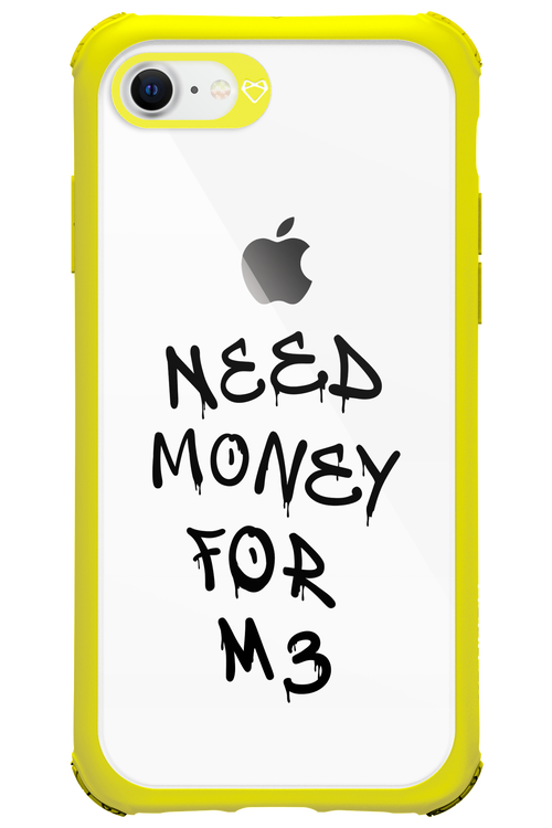 Need M3 Transparent Black - Apple iPhone 8