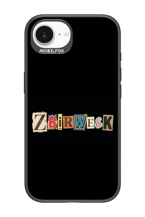 Zbirweek (black) 2.0 - Apple iPhone 17e