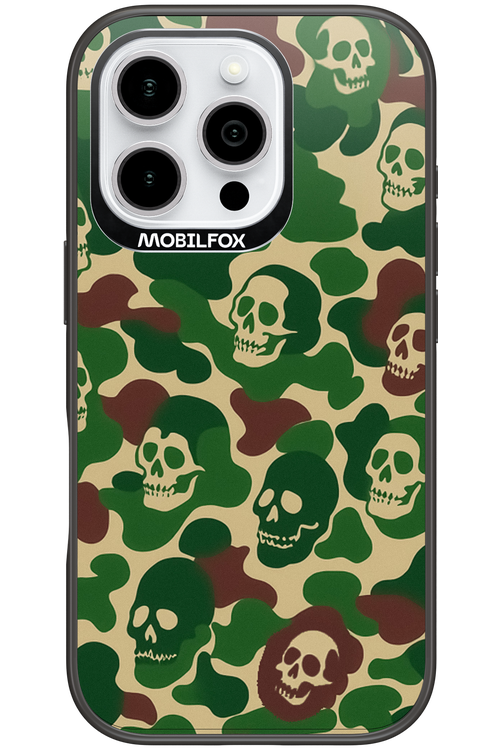 Camo Skull - Apple iPhone 16 Pro
