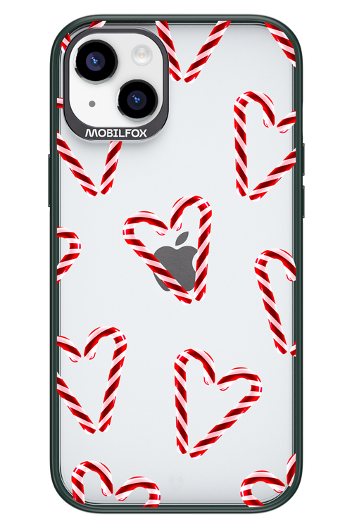 Candy Cane Hearts - Apple iPhone 14 Plus