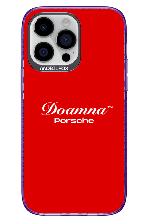Doamna Porsche (red) - Apple iPhone 14 Pro Max