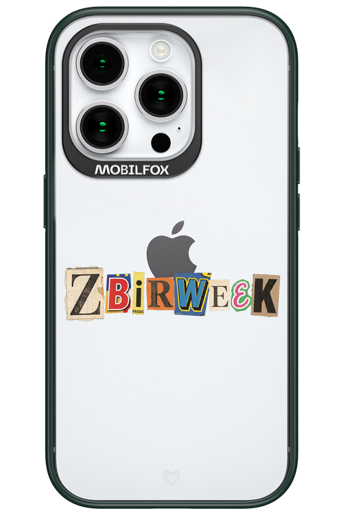 Zbirweek (transparent) 2.0 - Apple iPhone 15 Pro