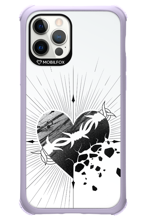 Fekete Szív - Apple iPhone 12 Pro