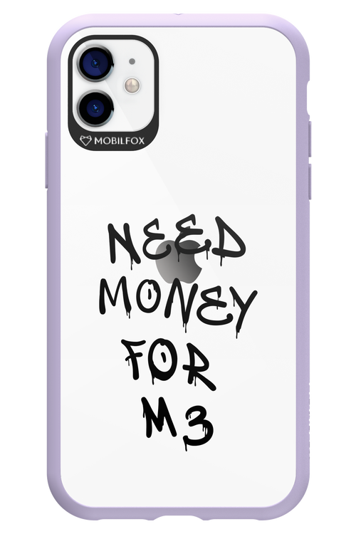 Need M3 Transparent Black - Apple iPhone 11