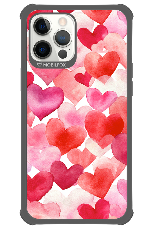 Water Painted Heart 2.0 - Apple iPhone 12 Pro Max