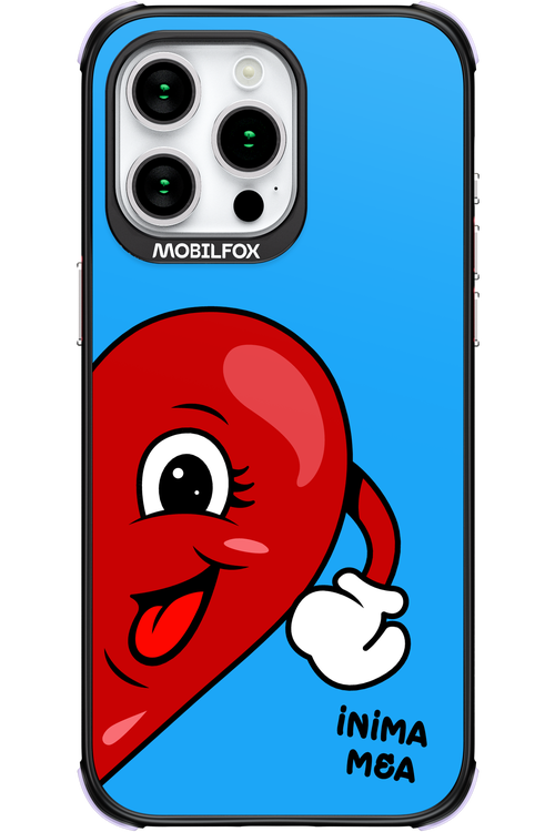 Blue One Heart - Apple iPhone 15 Pro Max