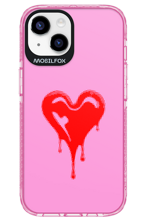 Heart Pink - Apple iPhone 14