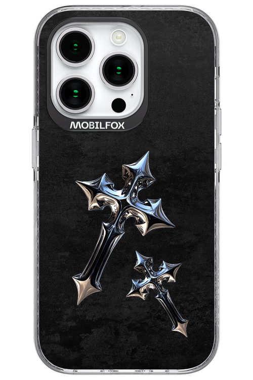 Chrome Crosses 2.0 - Apple iPhone 15 Pro
