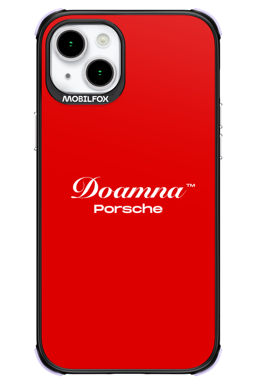 Doamna Porsche (red) - Apple iPhone 15 Plus