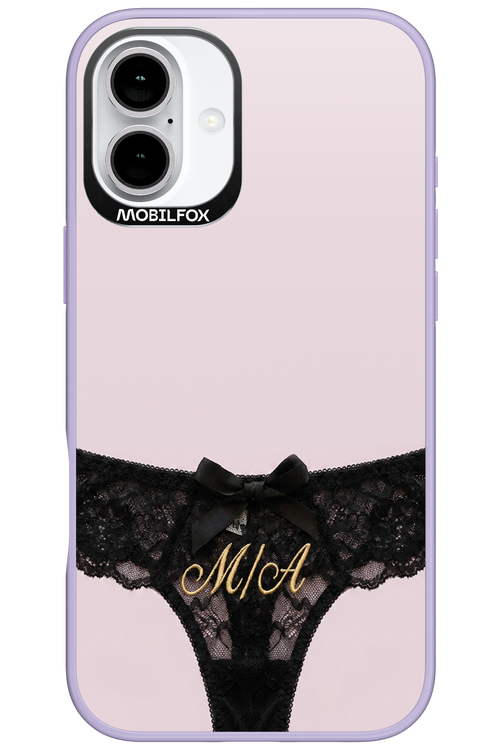 Black Panties 2.0 - Apple iPhone 16 Plus