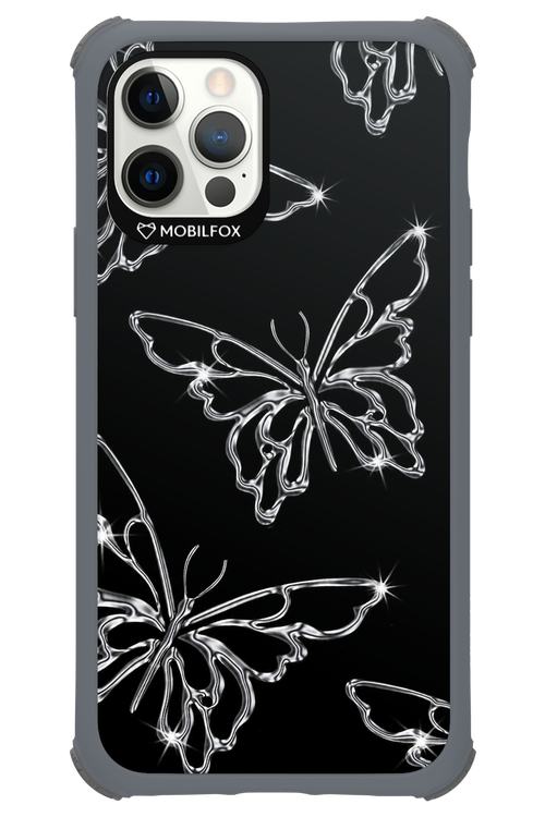 Silver Butterfly 2.0 - Apple iPhone 12 Pro