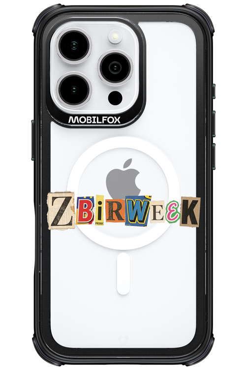 Zbirweek (transparent) 2.0 - Apple iPhone 16 Pro