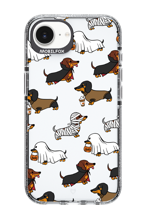 Scary Dachshund (Transparent) - Apple iPhone 16e