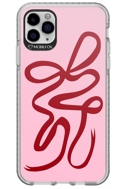 Burgundy Bow - Apple iPhone 11 Pro Max