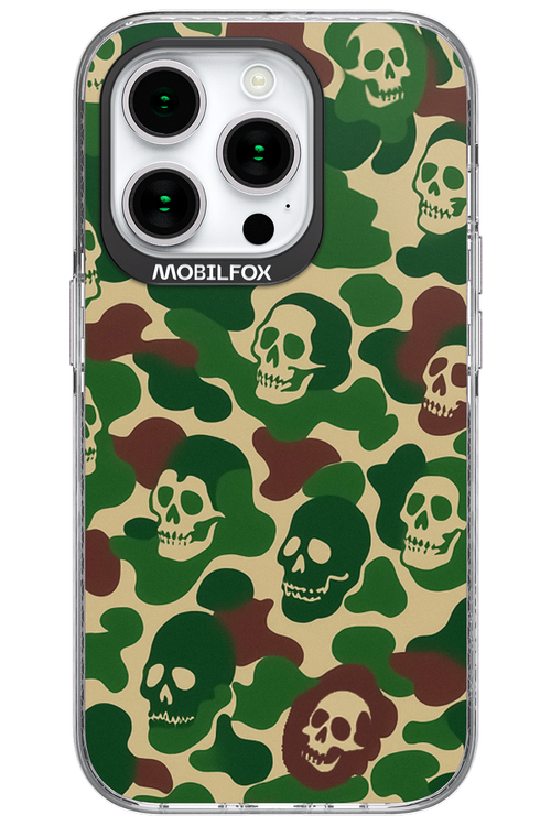 Camo Skull - Apple iPhone 15 Pro