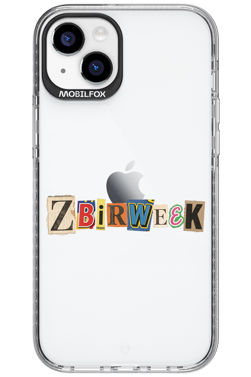 Zbirweek (transparent) 2.0 - Apple iPhone 15 Plus