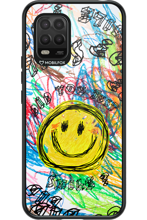 Crayon Smiley Colorful - Xiaomi Mi 10 Lite 5G