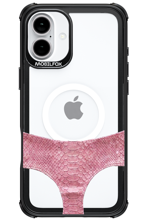 Snake Leather Panties Transparent 2.0 - Apple iPhone 16 Plus