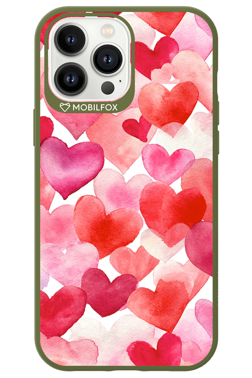 Water Painted Heart 2.0 - Apple iPhone 13 Pro Max