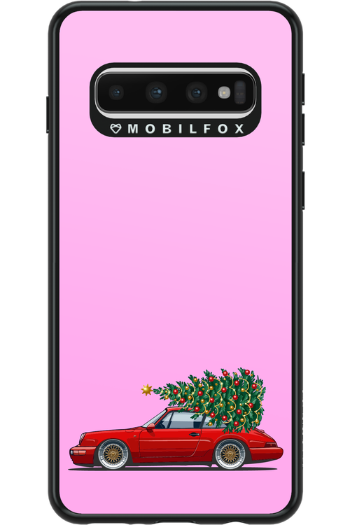 XMAS Car Pink - Samsung Galaxy S10