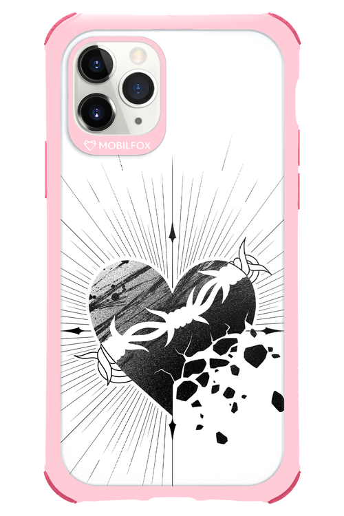Fekete Szív - Apple iPhone 11 Pro