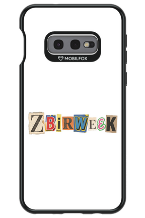 Zbirweek (white) 2.0 - Samsung Galaxy S10e