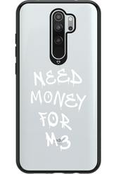 Need M3 Transparent White - Xiaomi Redmi Note 8 Pro