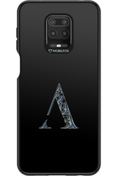 ⁠ ⁠Azteca A Chrome Logo - Xiaomi Redmi Note 9 Pro