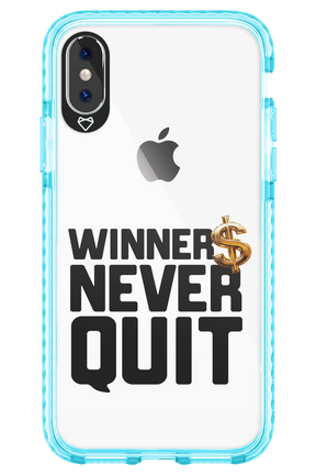 Winners Never Quit - Apple iPhone X