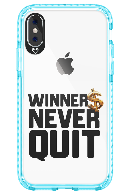 Winners Never Quit - Apple iPhone X