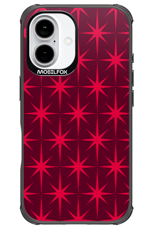 Burgundy Starss - Apple iPhone 16