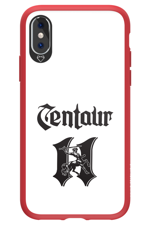 Centaur Logo White 2.0 - Apple iPhone XS