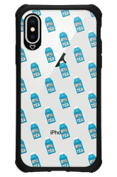Blue Tea Party Chaos - Apple iPhone X