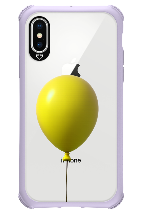 Yellow Balloon - Apple iPhone X
