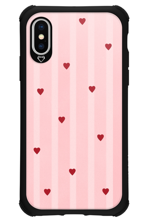 Red Little Hearts 2.0 - Apple iPhone X