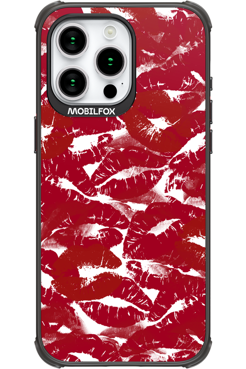 Burgundy and Kiss 2.0 - Apple iPhone 15 Pro Max